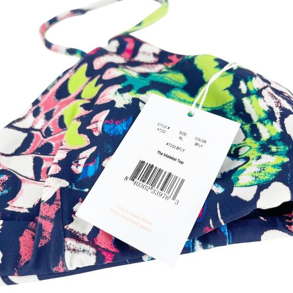 Andie Swim The Molokai Bikini Top in Butterfly Print Brand Size XL NWT - Picture 8 of 9